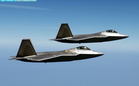 资料图:美军F-22战斗机